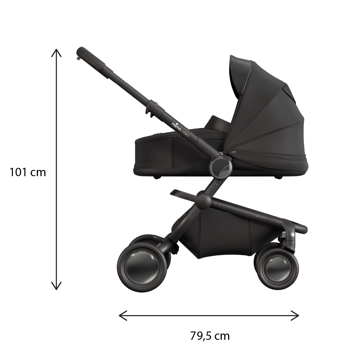 mima creo navicella carrycot con materasso pieghevole