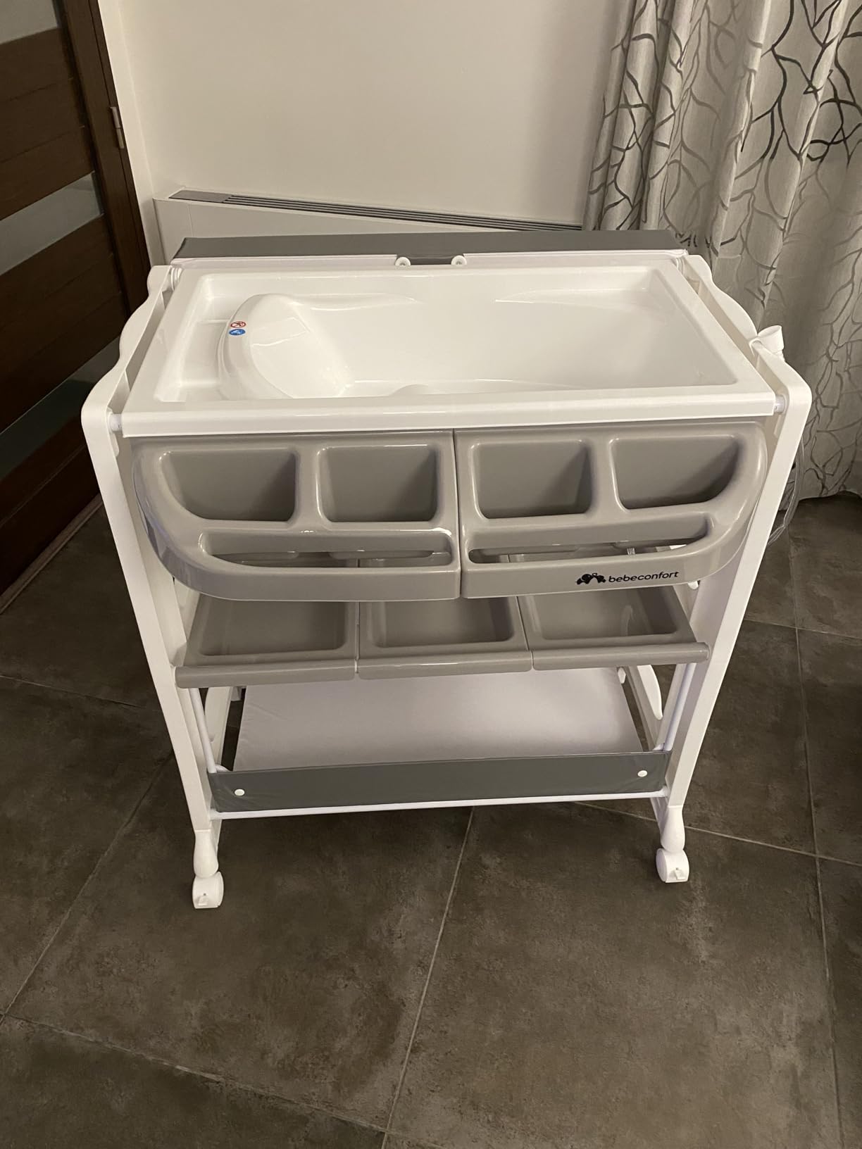 Bebé Confort Dolphy fasciatoio con bagnetto Grey Mist 2 in 1