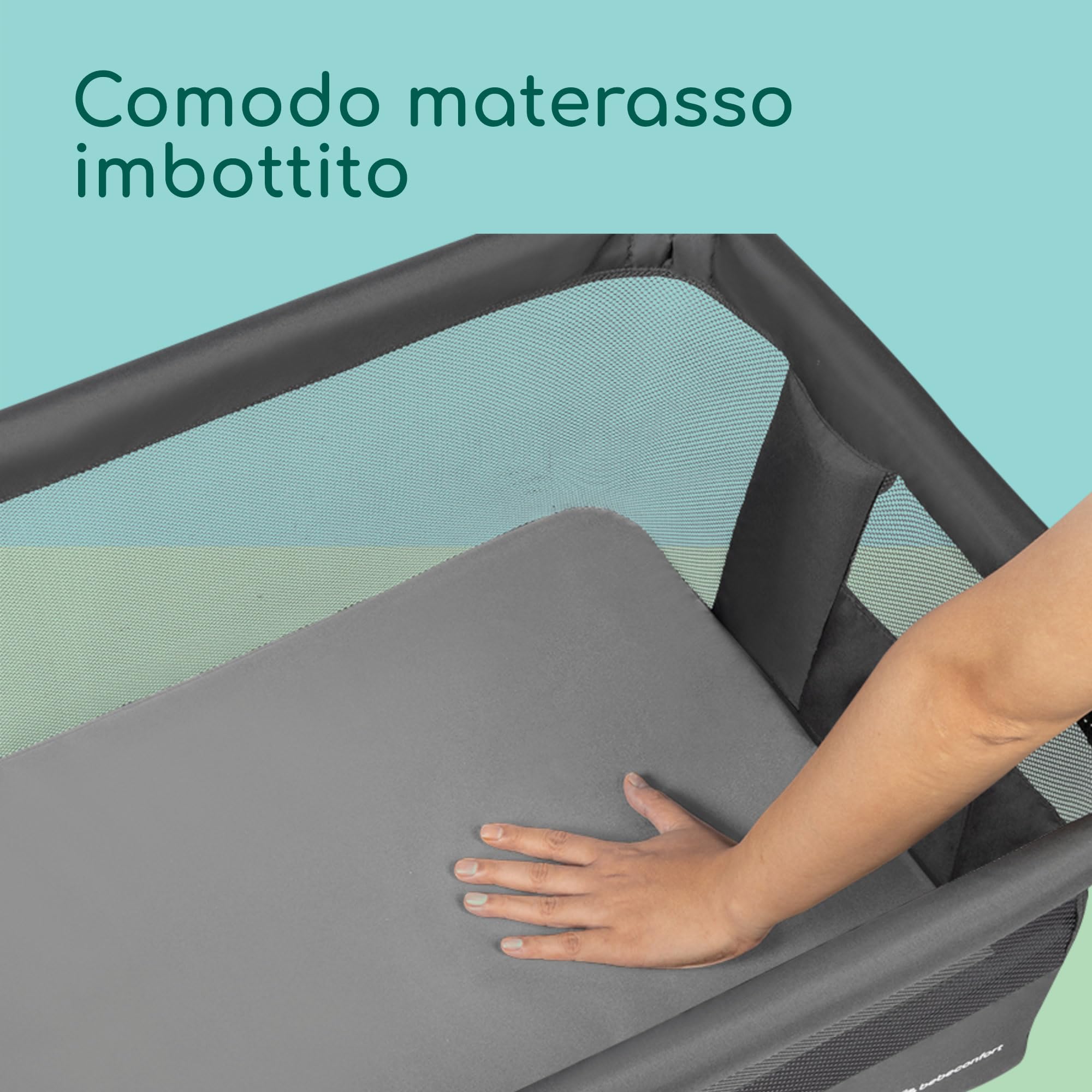 Bebé Confort Zina culla fianco letto Mineral Graphite co-sleeping