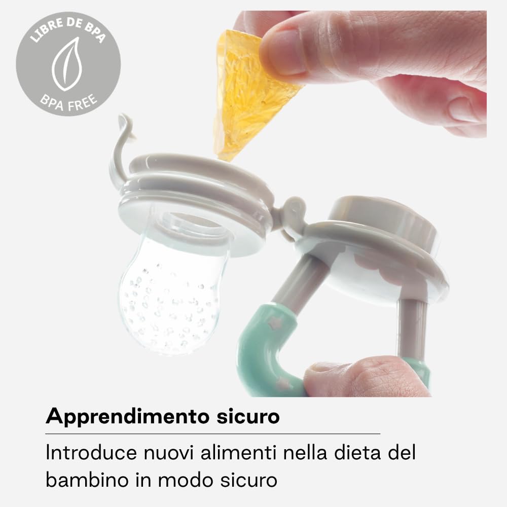 Jane alimentatore antisoffoco silicone con 3 tettarelle