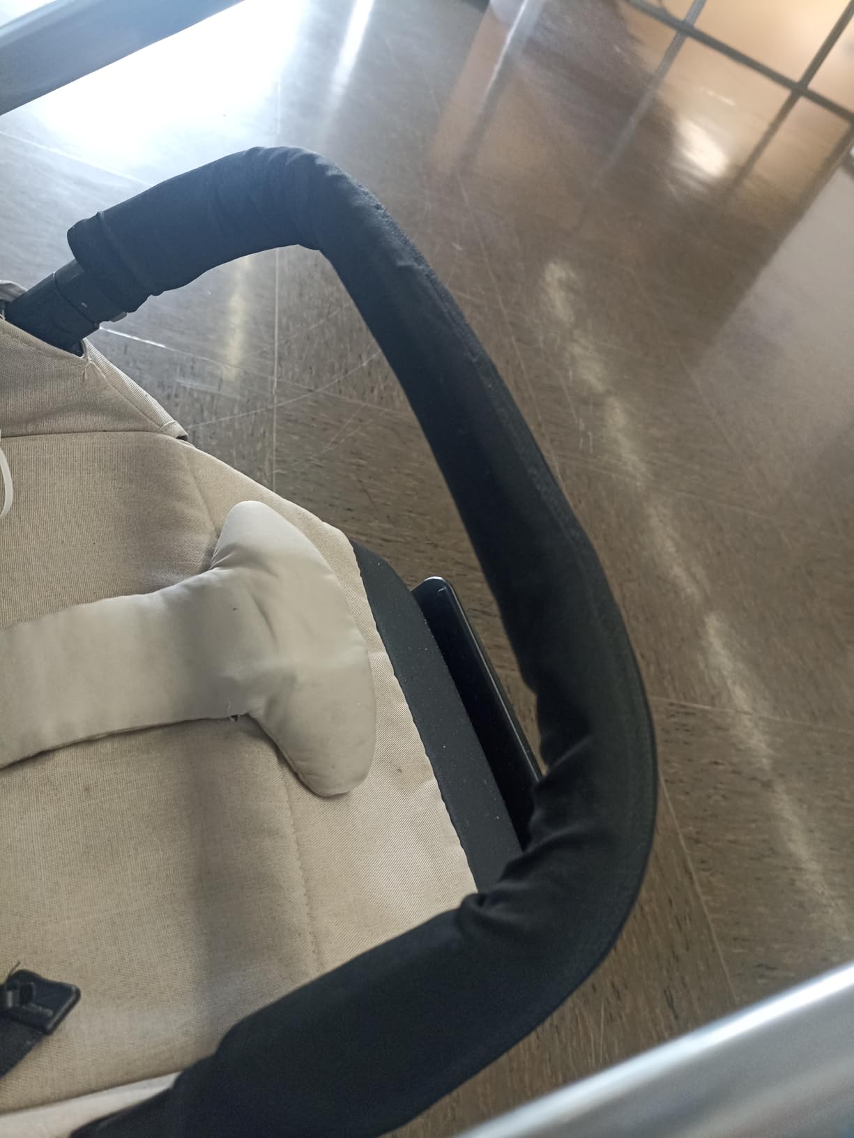 Jané coprimaniglione passeggino manico unico nero