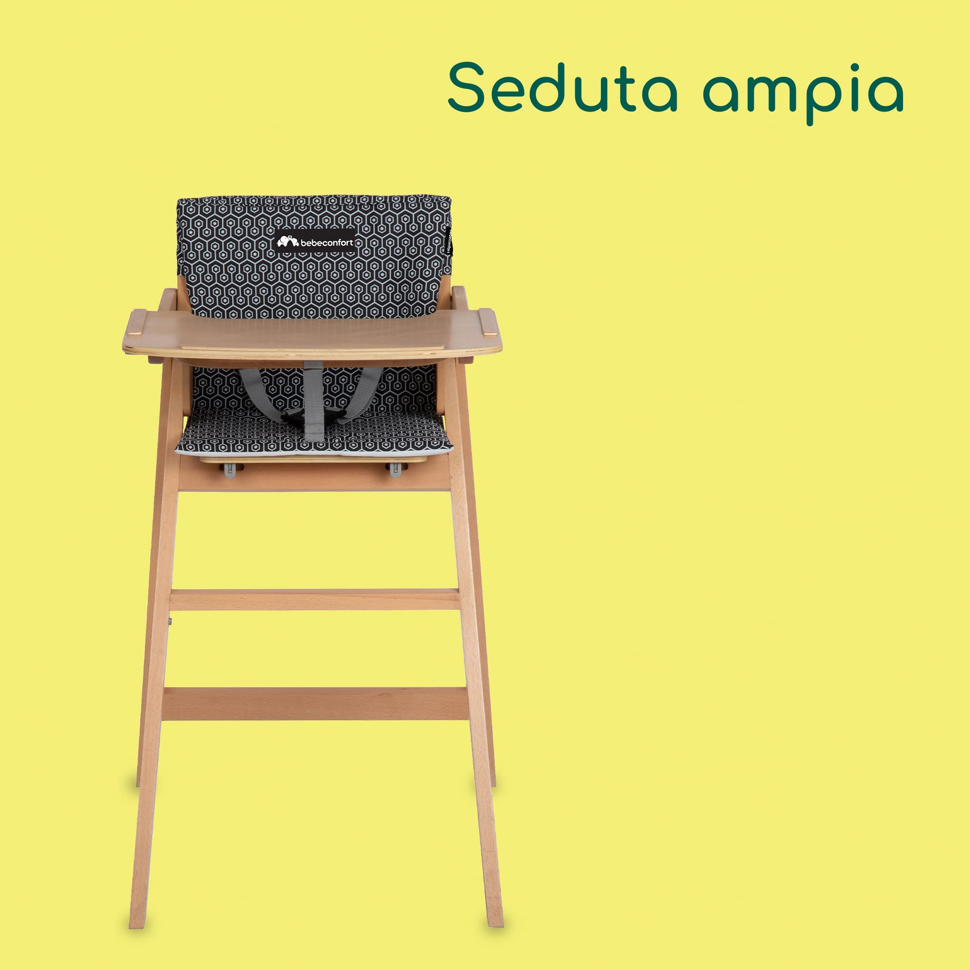Bebé Confort Nordik Seggiolone Legno Natural Geometric