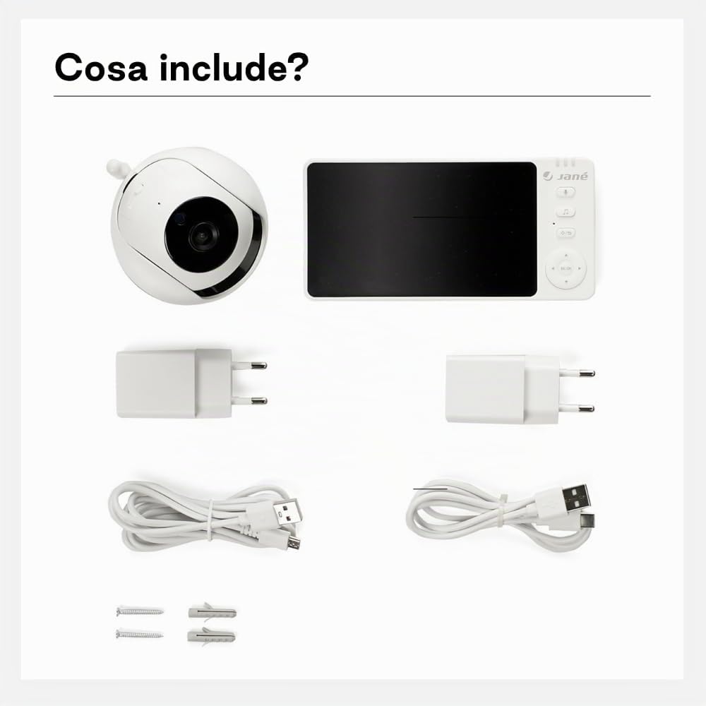 Jané Eye Pro Baby Monitor con Telecamera Display 5"