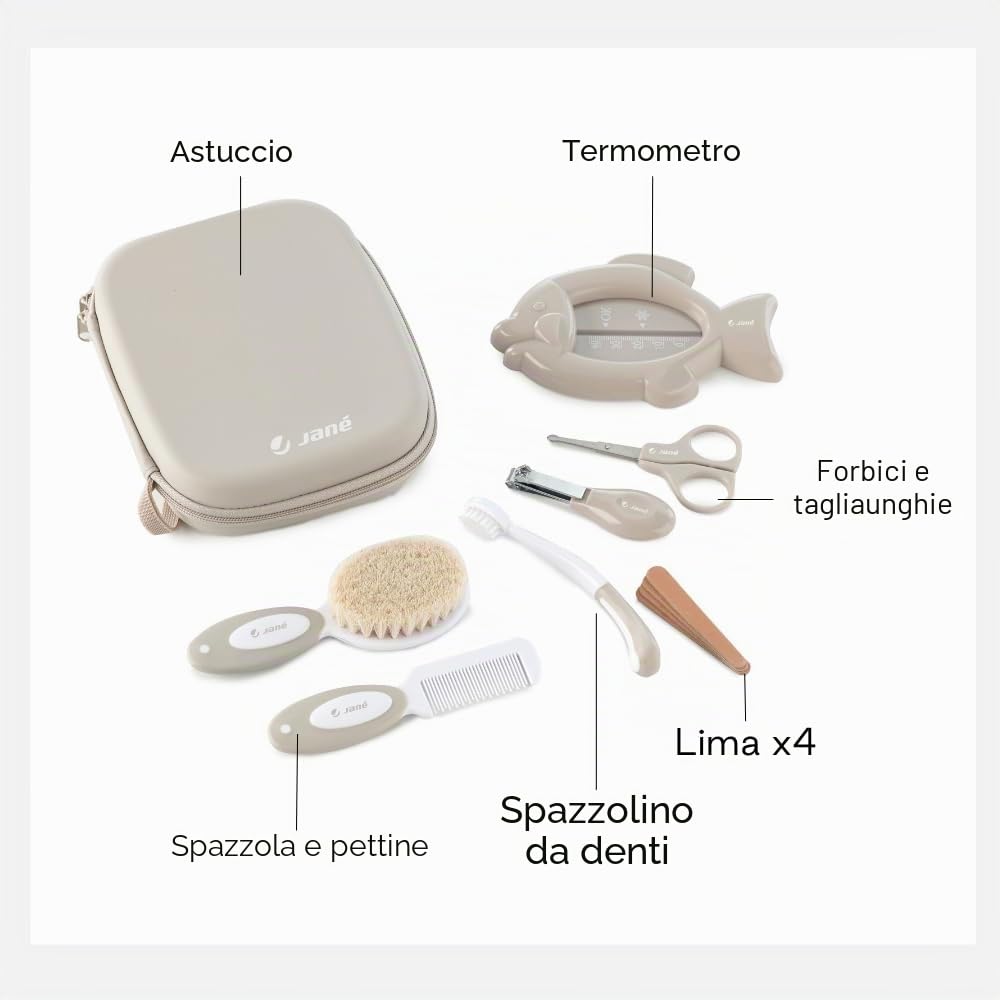 Jane Kit Igiene neonato Sand con necessaire