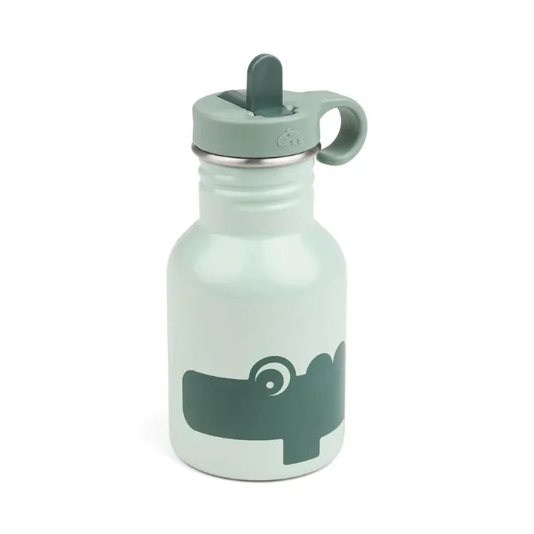Done by Deer Croco borraccia metallo 350 ml verde