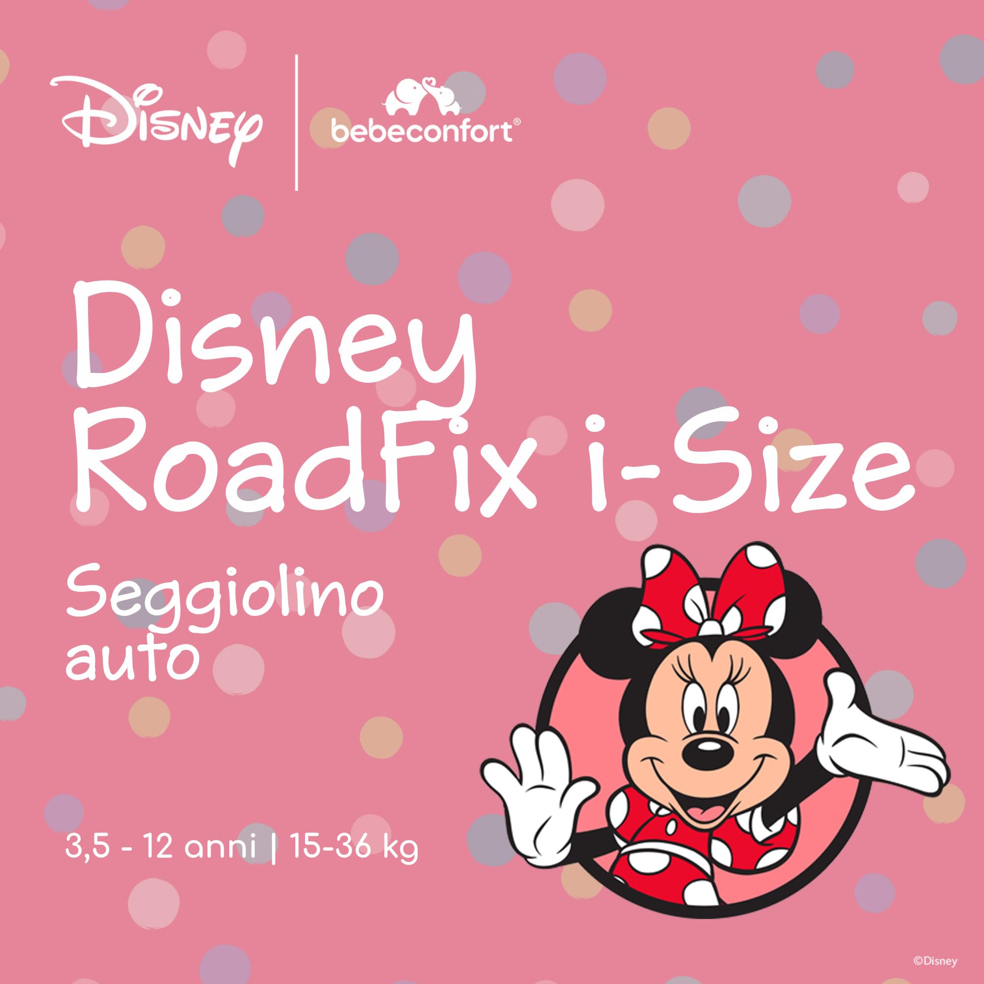 Bebé Confort Road Fix i-Size seggiolino auto Minnie pieghevole