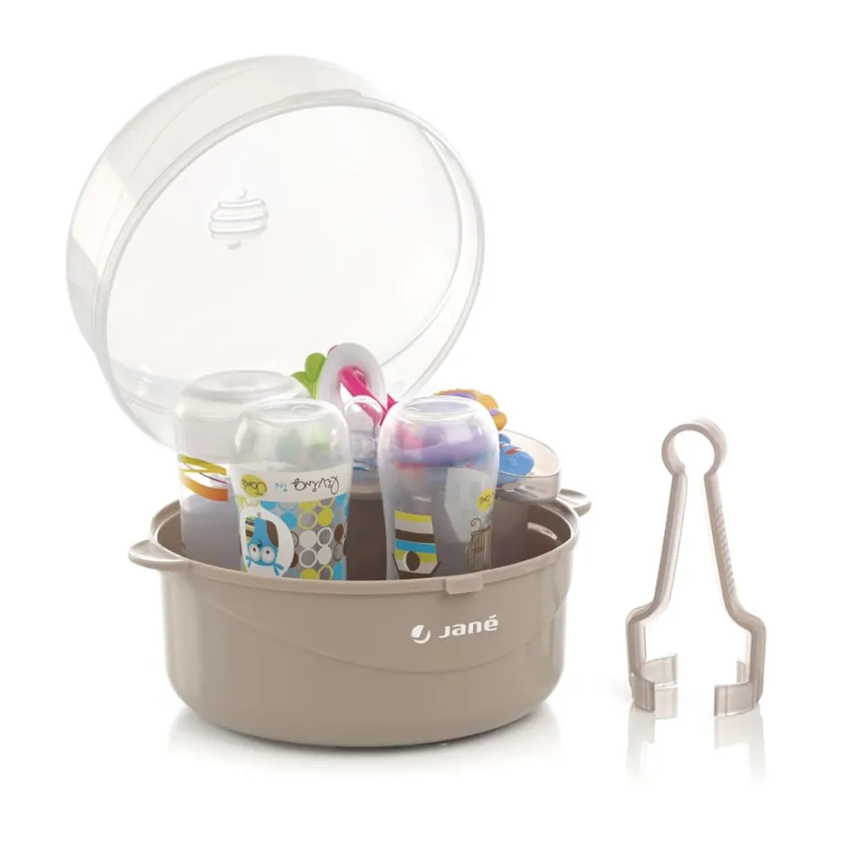 Jané sterilizzatore microonde 6 biberon grigio