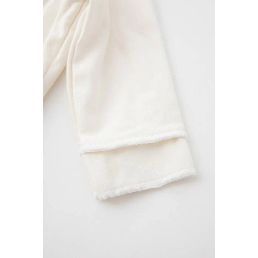 Bamboom Pure tutina con piedi panna 00M prematuri