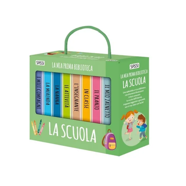 Sassi La Mia Prima Biblioteca La Scuola 8 libretti