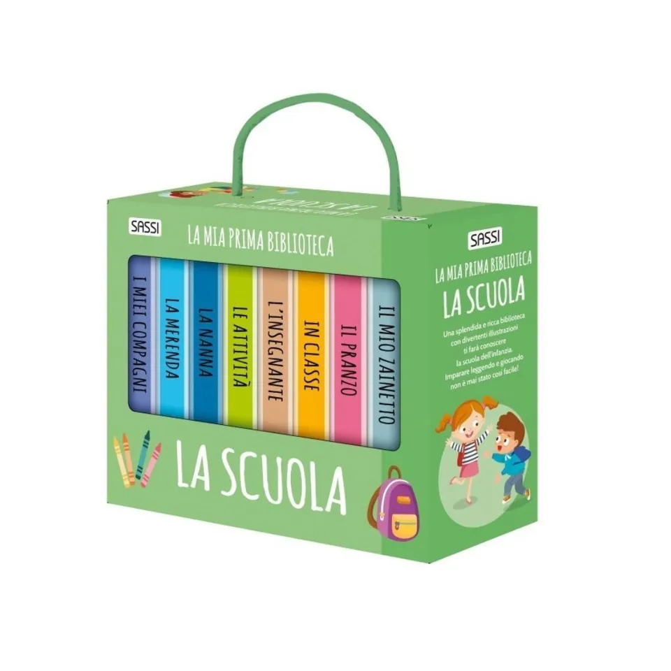 Sassi La Mia Prima Biblioteca La Scuola 8 libretti