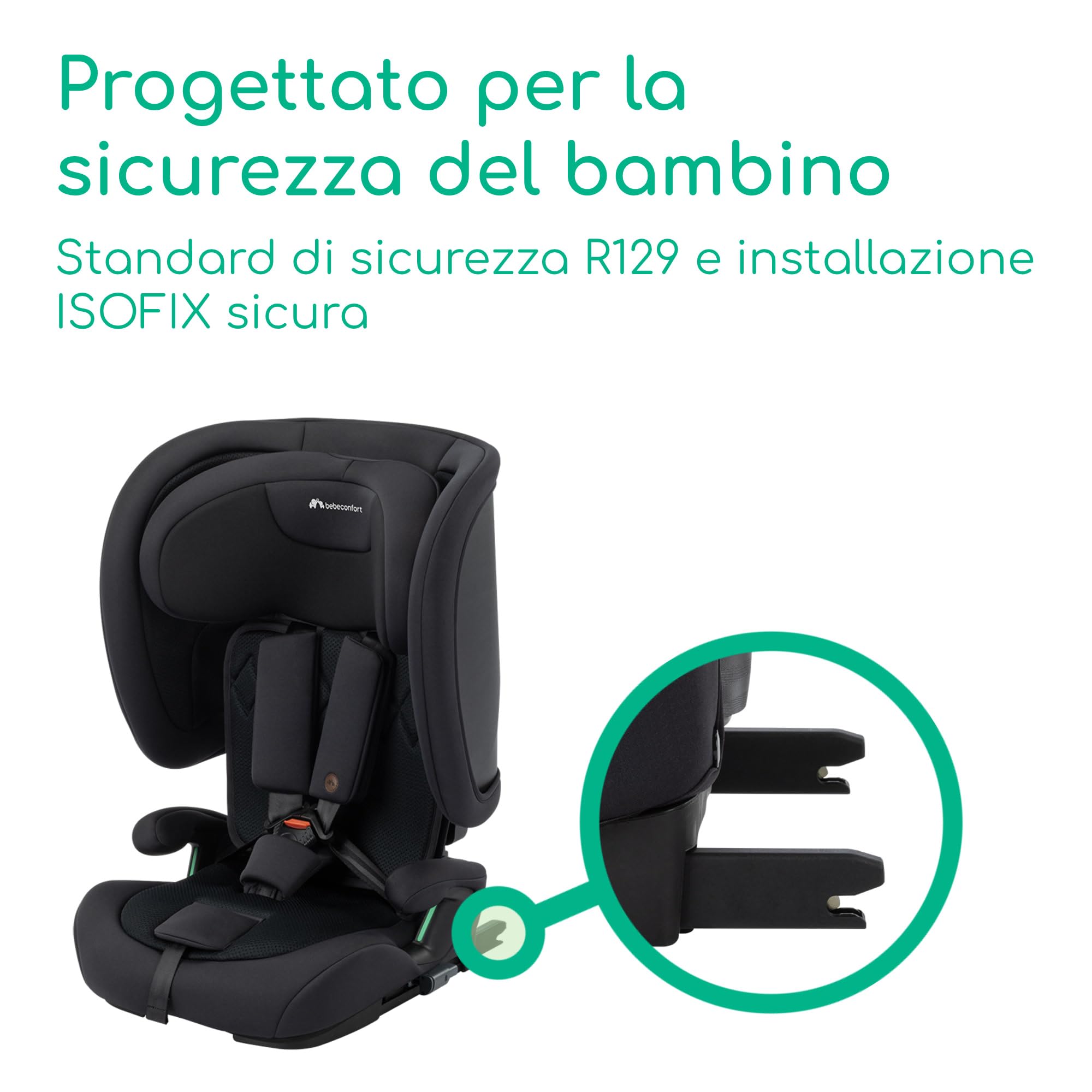 Bebé Confort Ever & Go i-Size Seggiolino Auto Full Black 76-150 cm