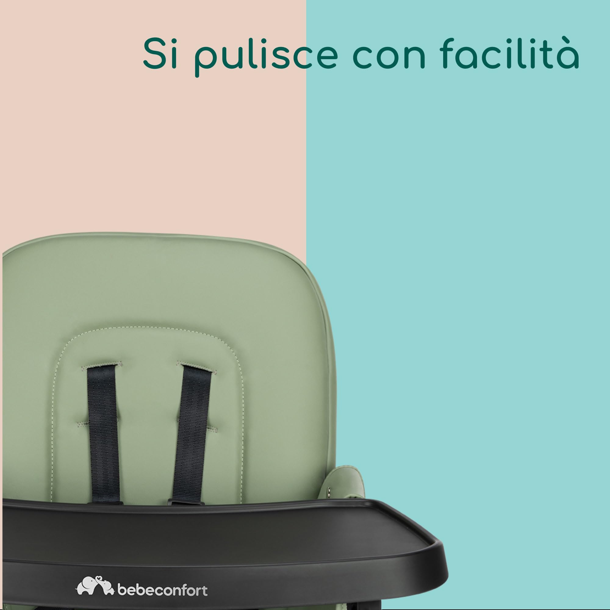 Bebé Confort Mallow seggiolone pappa Mineral Green 15 kg