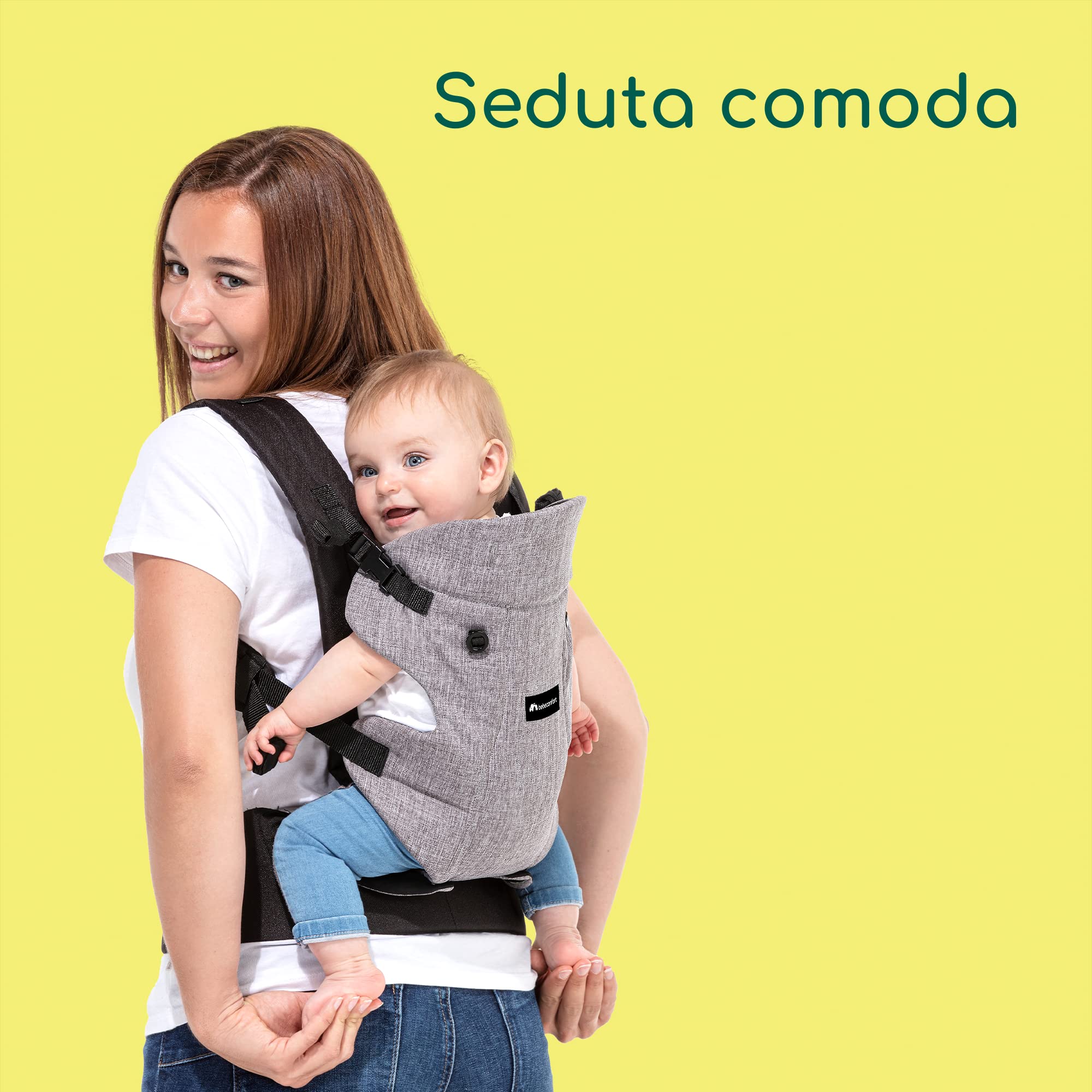 Bébé Confort Go4 Marsupio Ergonomico Black Chic 15 kg