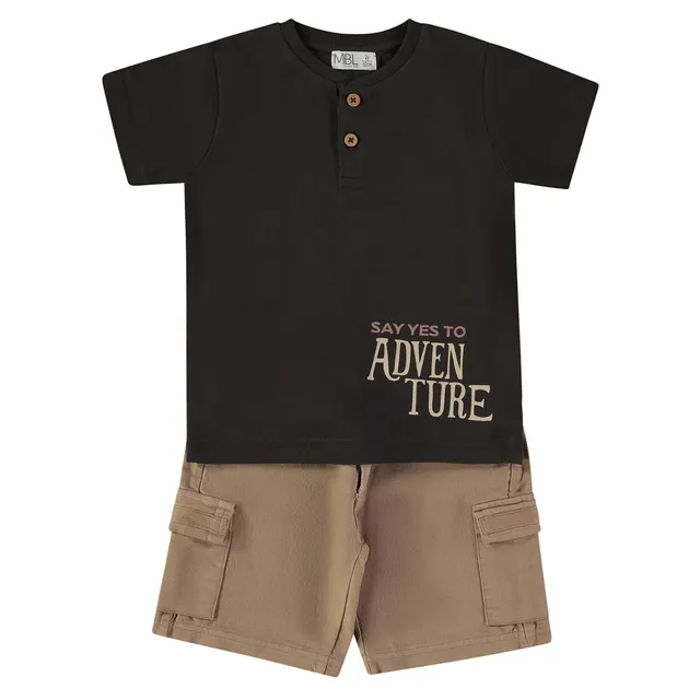 Wonderlife Adventure completo 2 pezzi cotone bambino