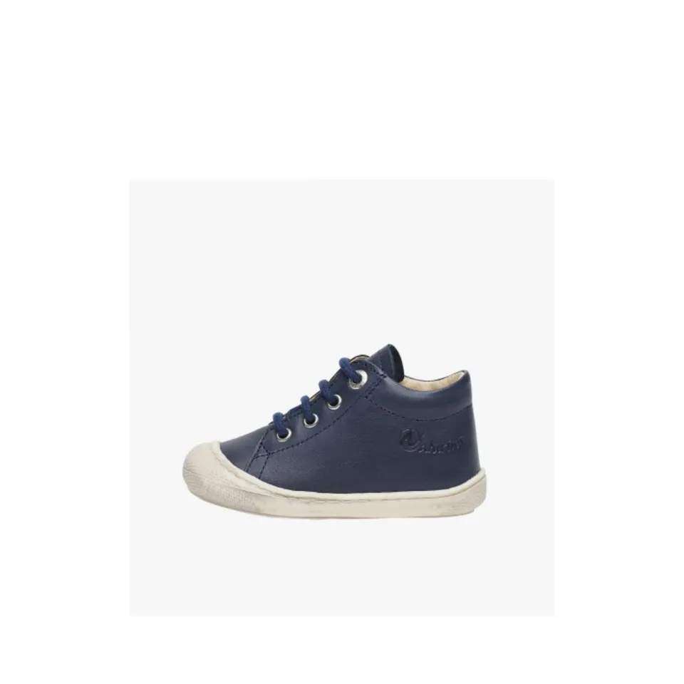 Naturino Cocoon scarpine primi passi navy laccio in pelle