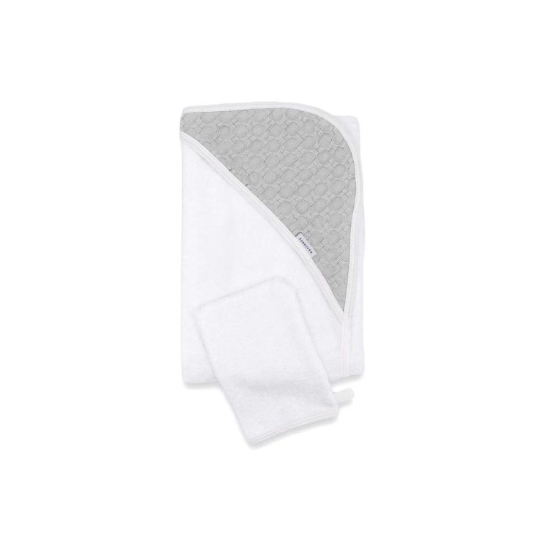 Bamboom Honey asciugamano neonato con guanto 75x75 bambù
