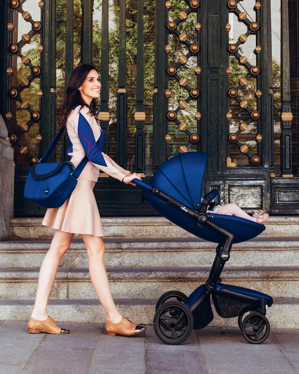 mima xari passeggino royal blue con coprigambe