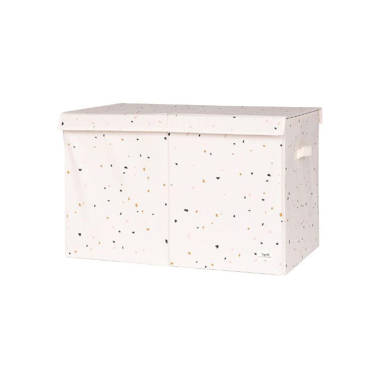 3 Sprouts Baule Portaoggetti Pieghevole Terrazzo 62x38x38
