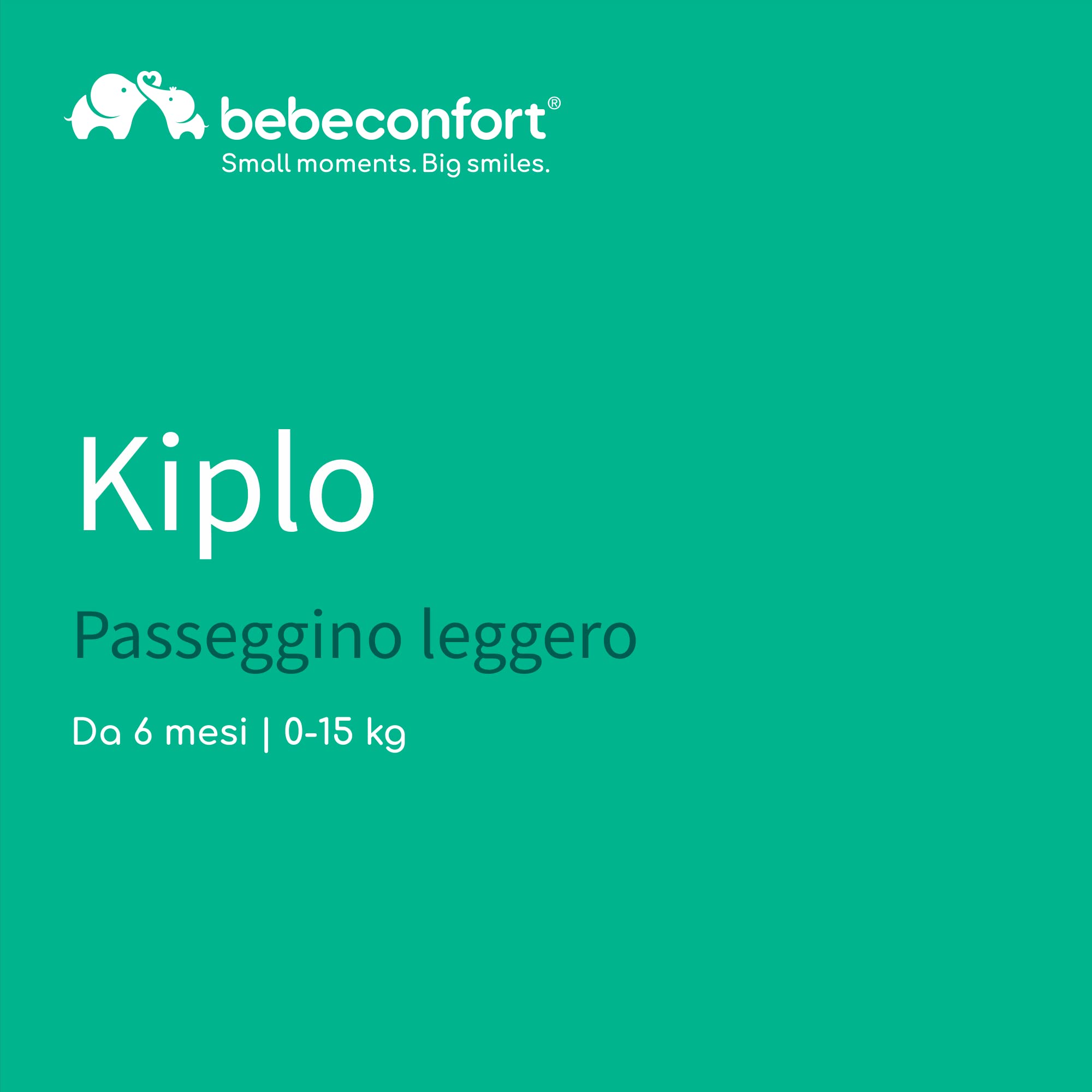Bebé Confort Kiplo Passeggino Leggero Black Chic 5,7 kg