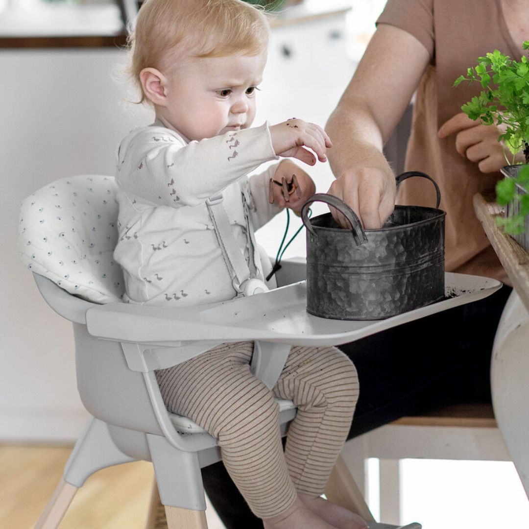 Stokke Clikk cuscino seggiolone cotone bio Nordic Grey