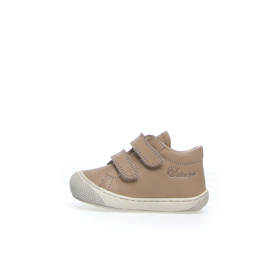 Naturino Cocoon VL Sole Bone scarpine primi passi Taupe pelle