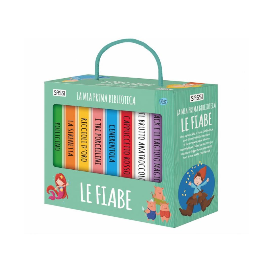Sassi La mia Prima Biblioteca 8 libretti dai 2 anni