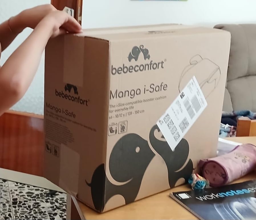 Bebé Confort Manga i-Safe alzatina Tinted Grey
