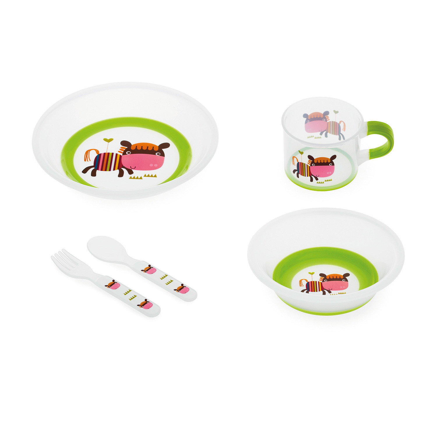 Innovaciones MS set pappa microonde 5 pezzi antiscivolo