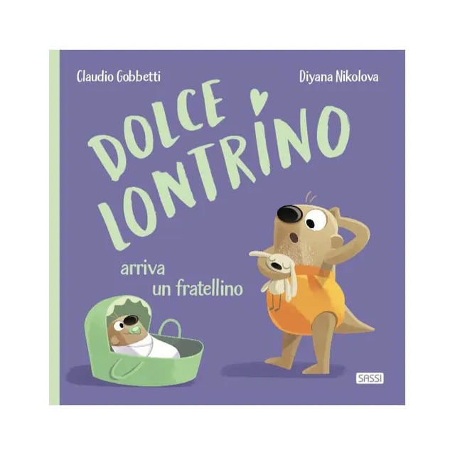 Sassi Dolce Lontrino libro illustrato arriva un fratellino