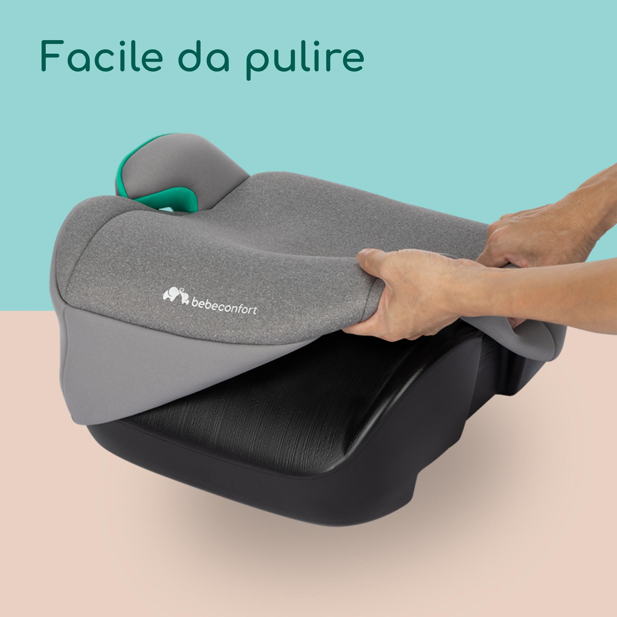Bebé Confort Manga i-Safe alzatina Tinted Grey
