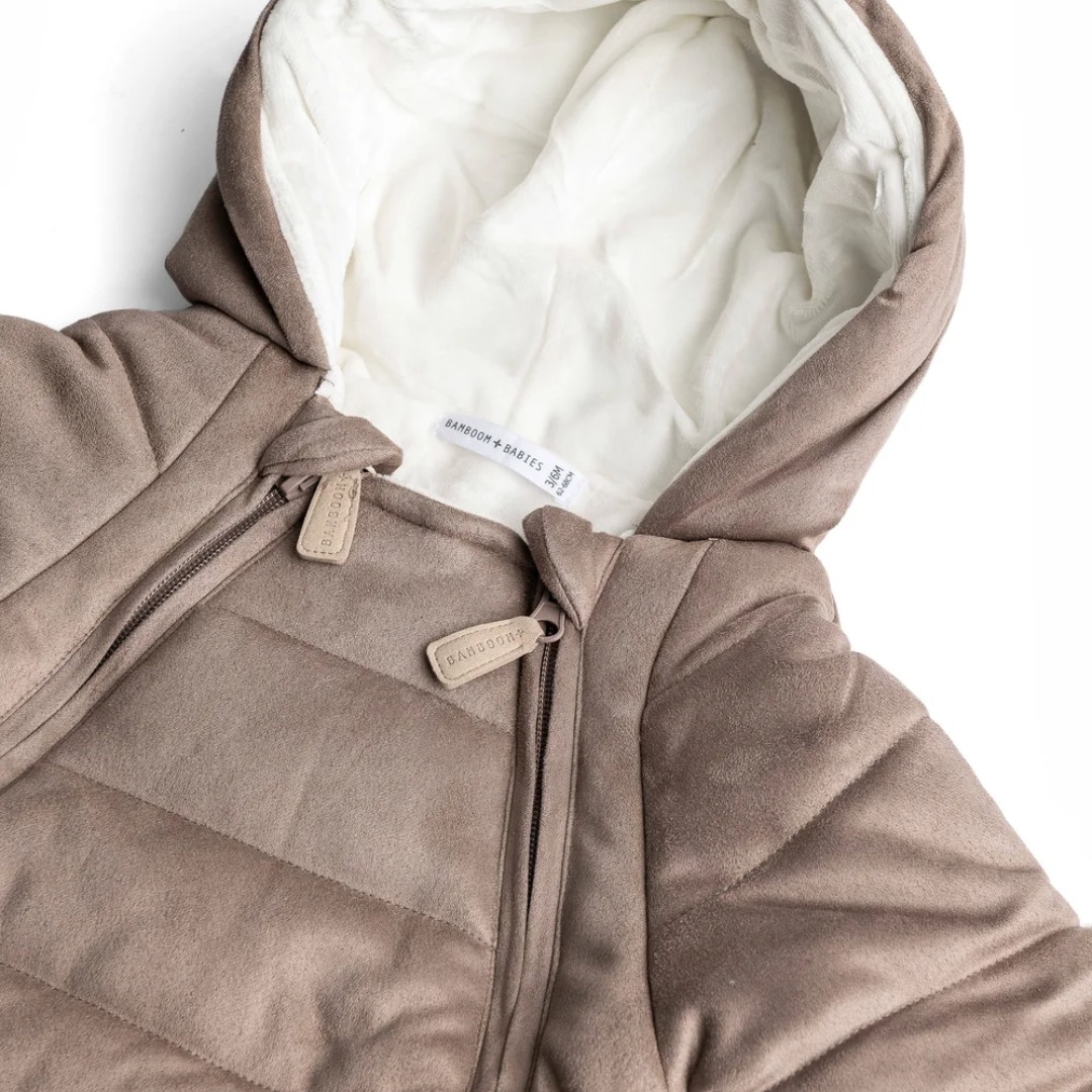 Bamboom tuta da neve imbottita Light Chocolate