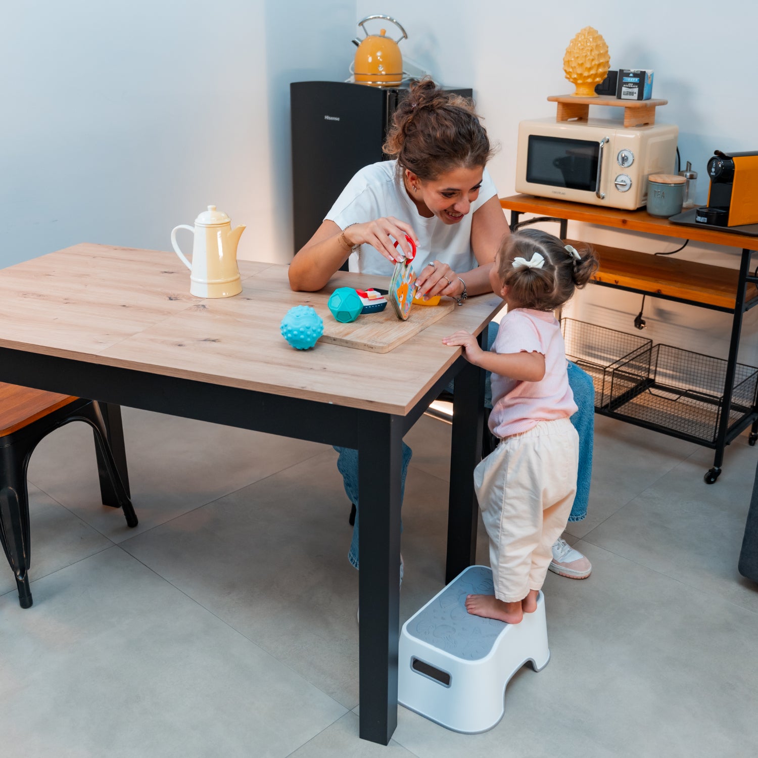 Wonderlife Pedana da bagno antiscivolo Grey