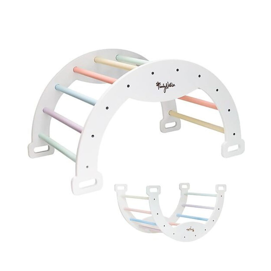 Family Nation Rainbow arco montessoriano dondolo pastello