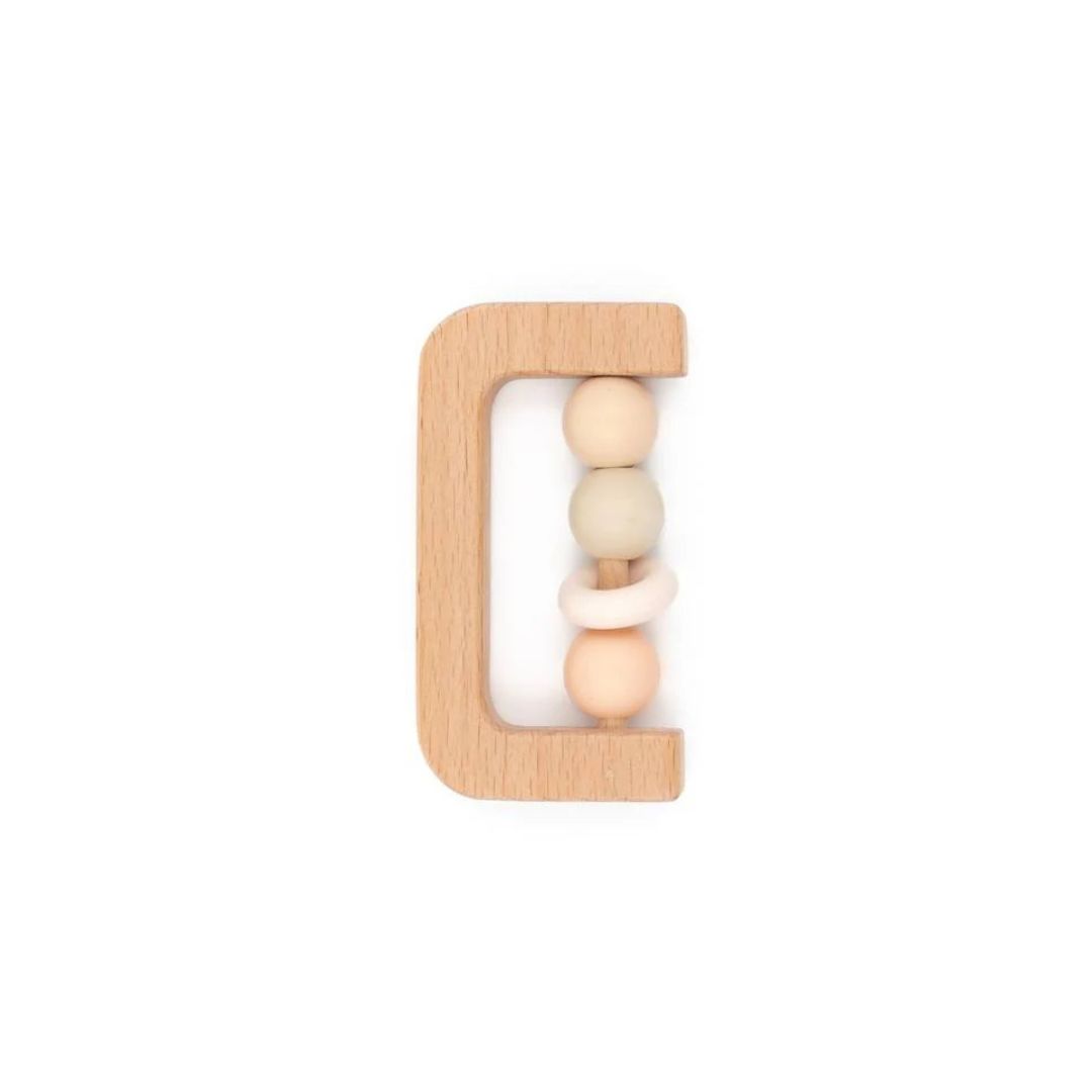 Bamboom massaggiagengive con maniglia legno e silicone