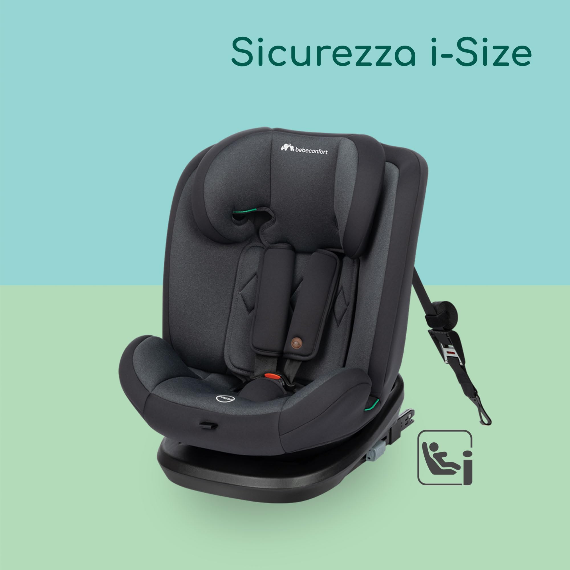 Bébé Confort EverFix i-Size Seggiolino Auto Tinted Black 76-150