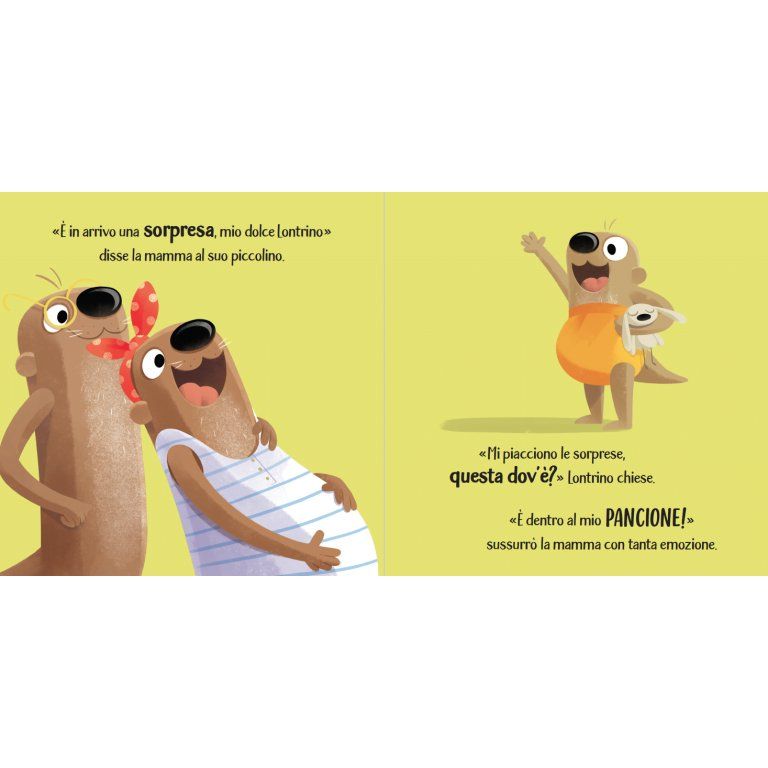 Sassi Dolce Lontrino libro illustrato arriva un fratellino