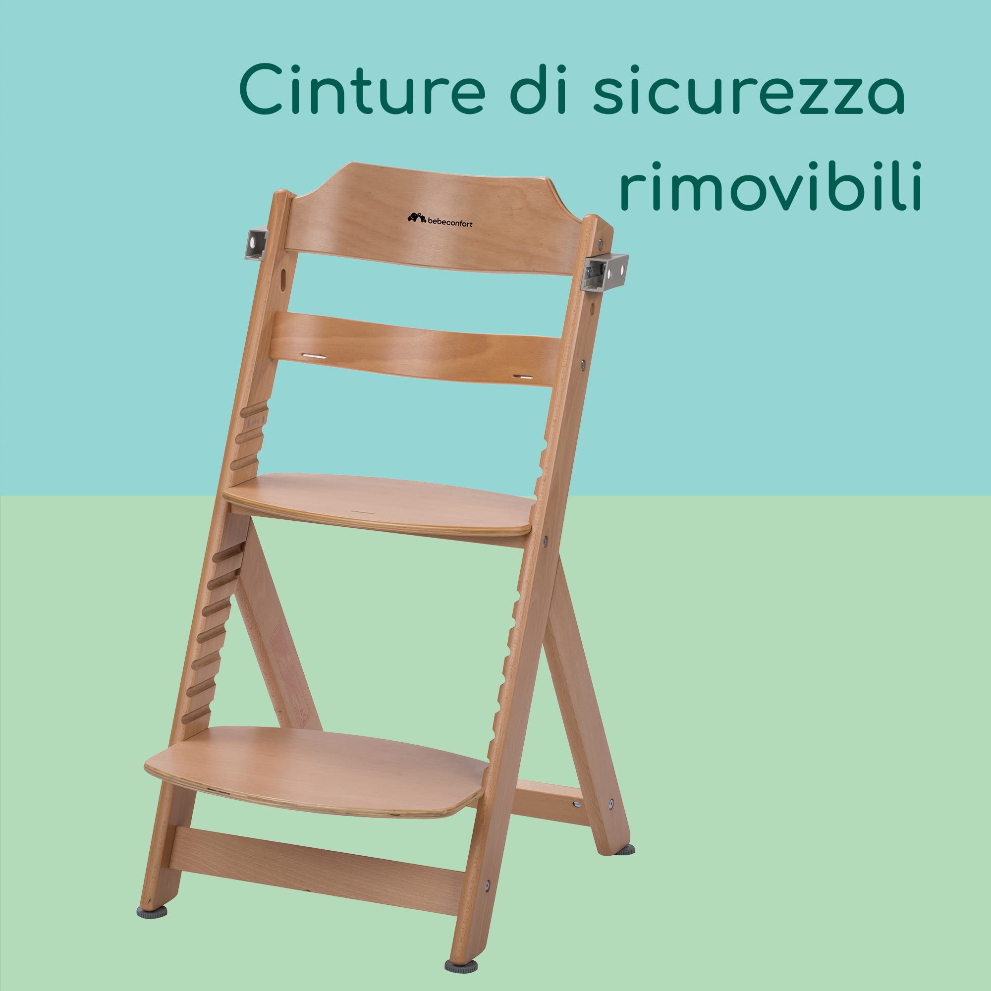 Bebé Confort Timba seggiolone in legno Natural Wood evolutivo