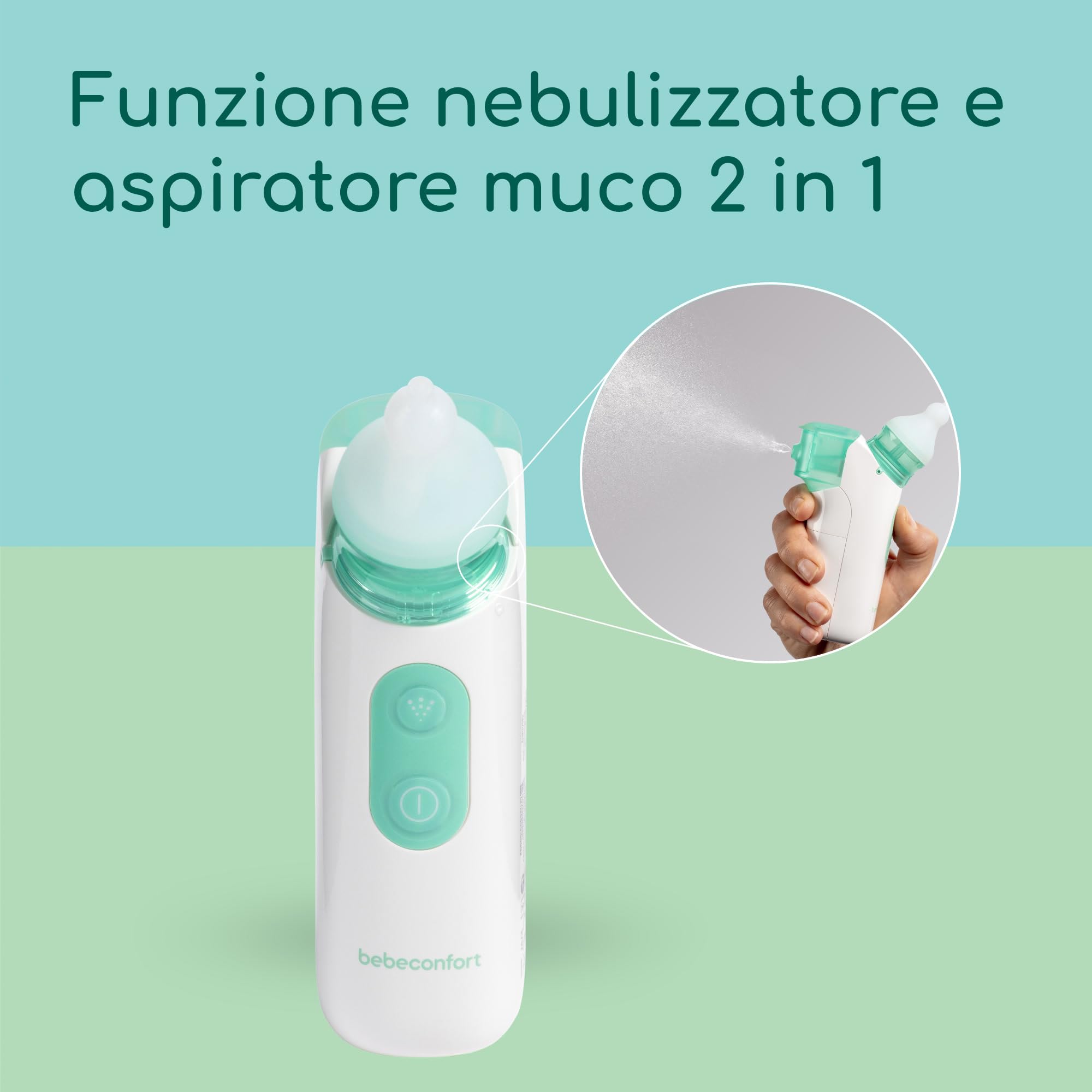 Bebé Confort Aspiratore Nasale Elettrico 2 in 1 0 Mesi+