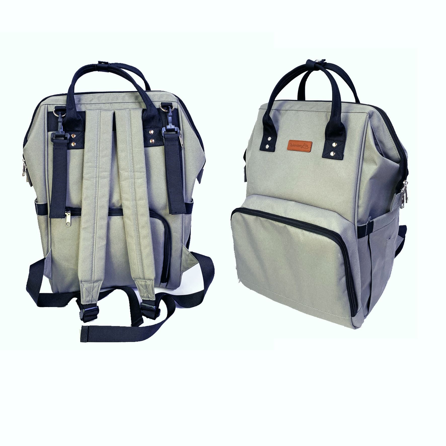 Wonderlife Backpack zaino mamma fasciatoio grigio