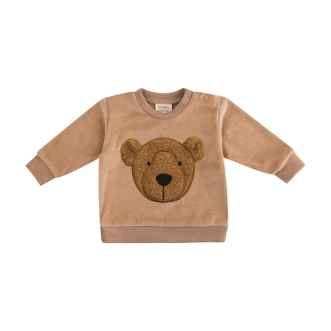 Wooly Organic Maglione Ricamato Noos Baby Cotone Bio