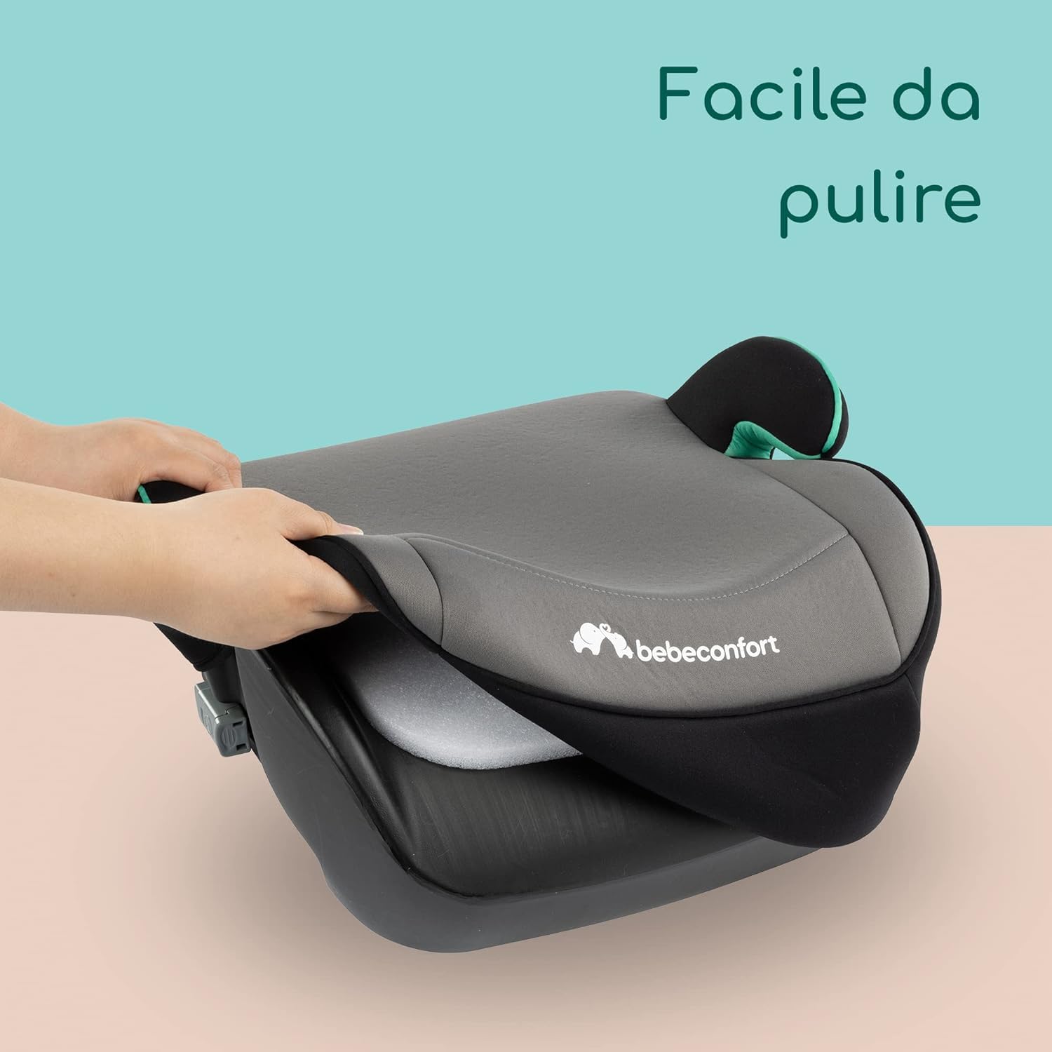 Bebé Confort Manga i-Fix Rialzo Auto Isofix Grey Mist