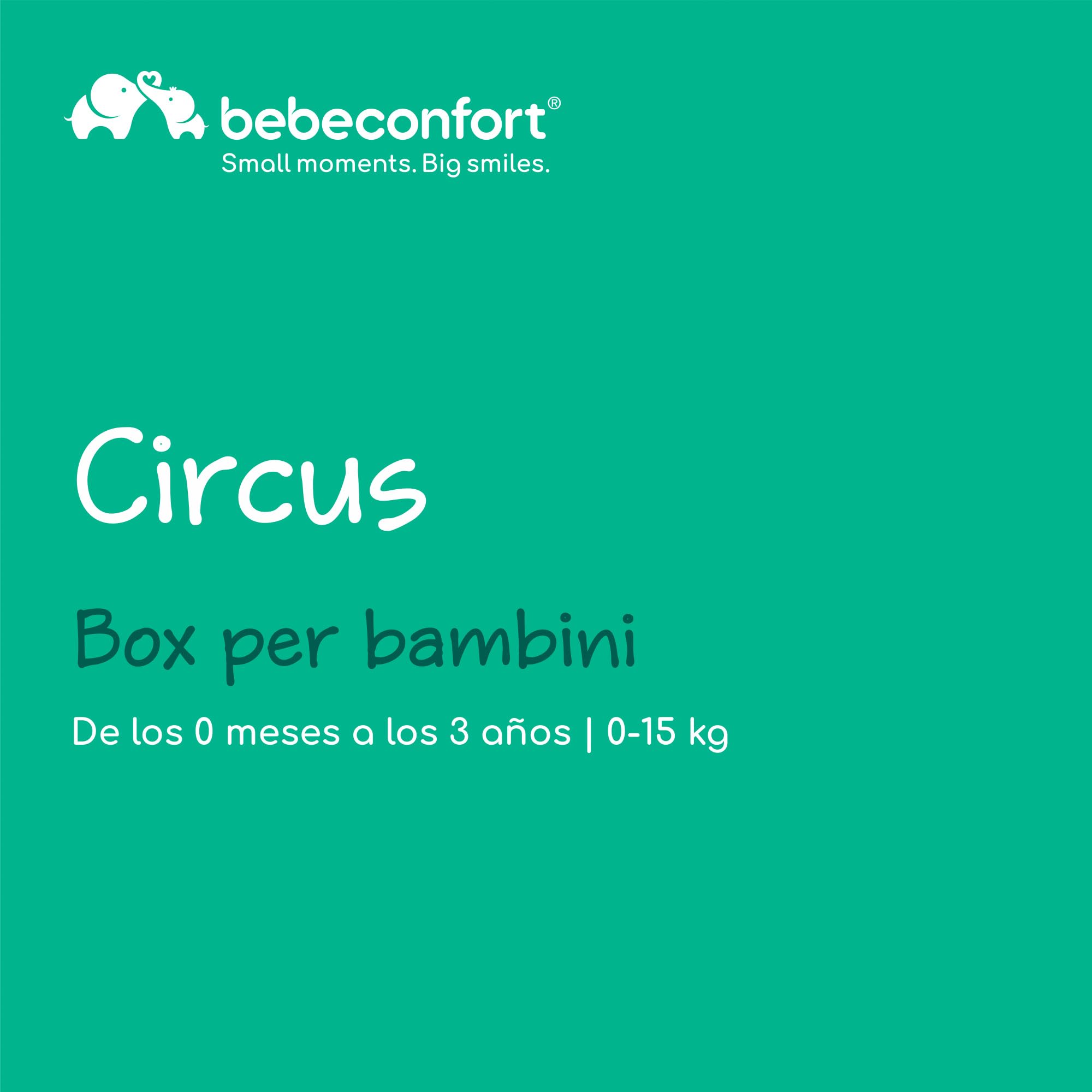 Bebé Confort Circus Box Lettino Mineral Graphite 100x100