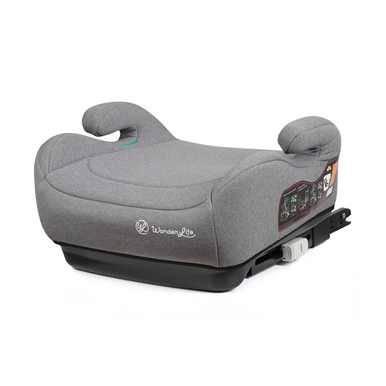 Wonderlife Jesi Fix Seggiolino Auto 125-150 Grigio Isofix