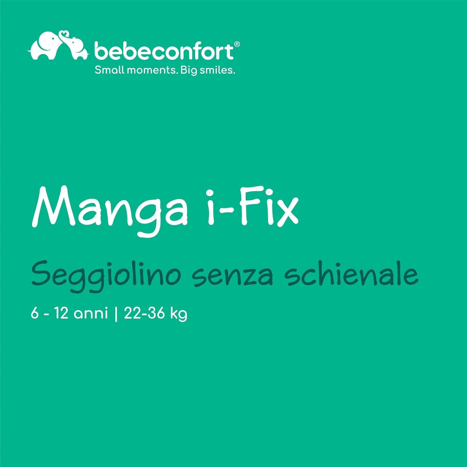 Bebé Confort Manga i-Fix Rialzo Auto Isofix Grey Mist