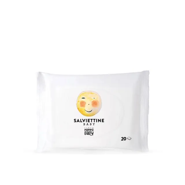 LineaMammaBaby Salviettine Baby 20 Pezzi Biodegradabili