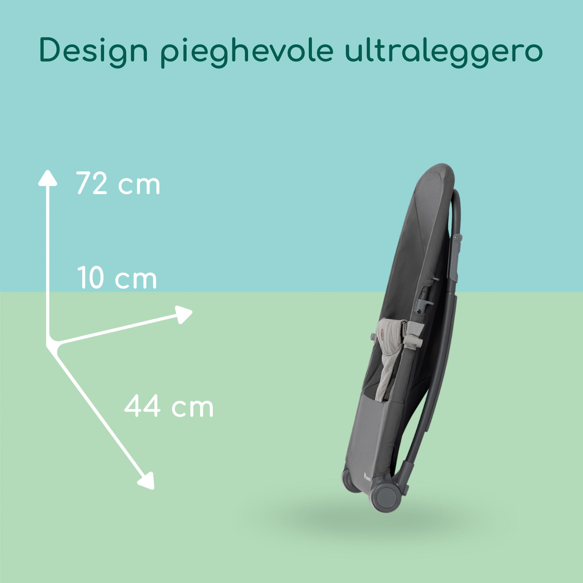 Bebé Confort Aster sdraietta Tinted Graphite reclinabile