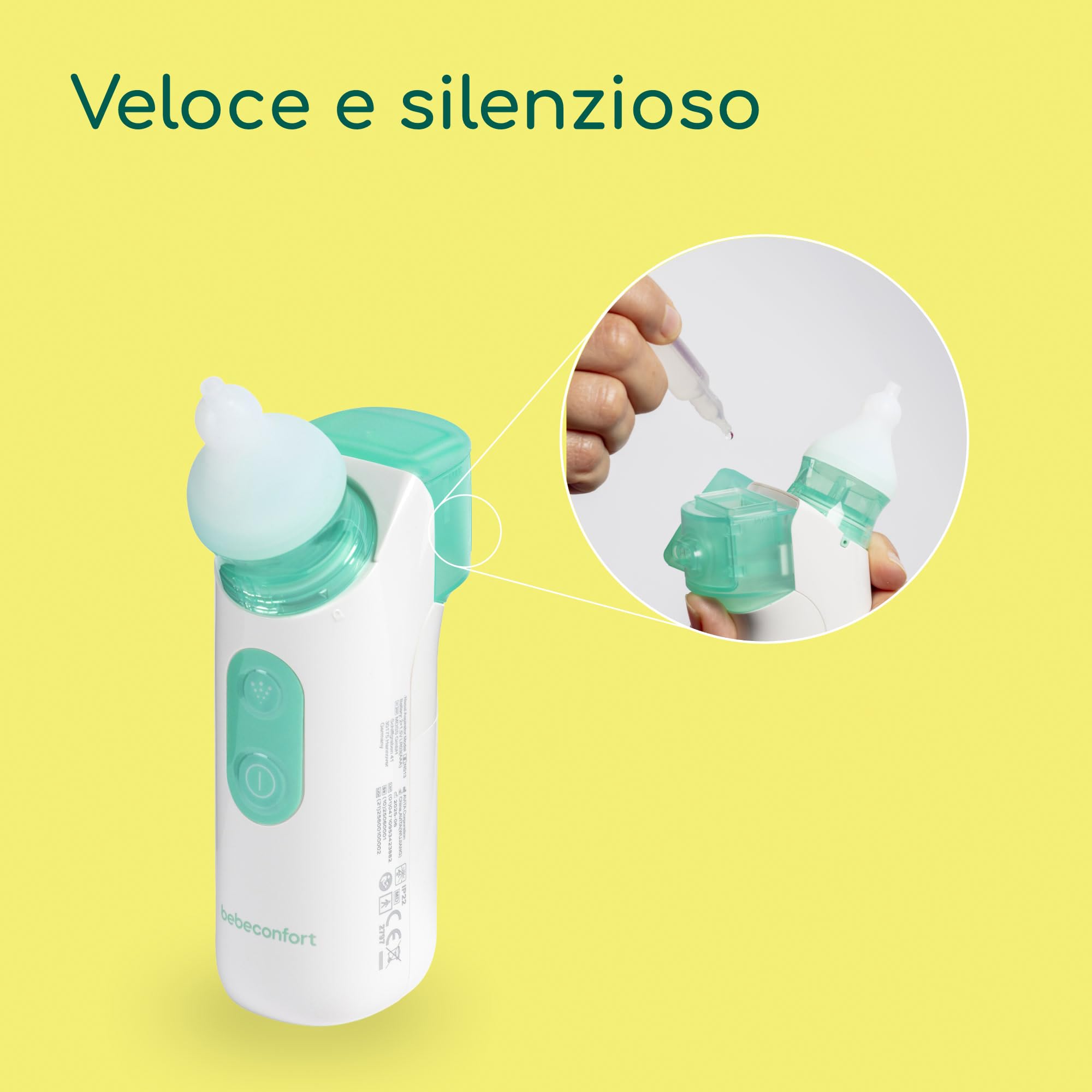Bebé Confort Aspiratore Nasale Elettrico 2 in 1 0 Mesi+
