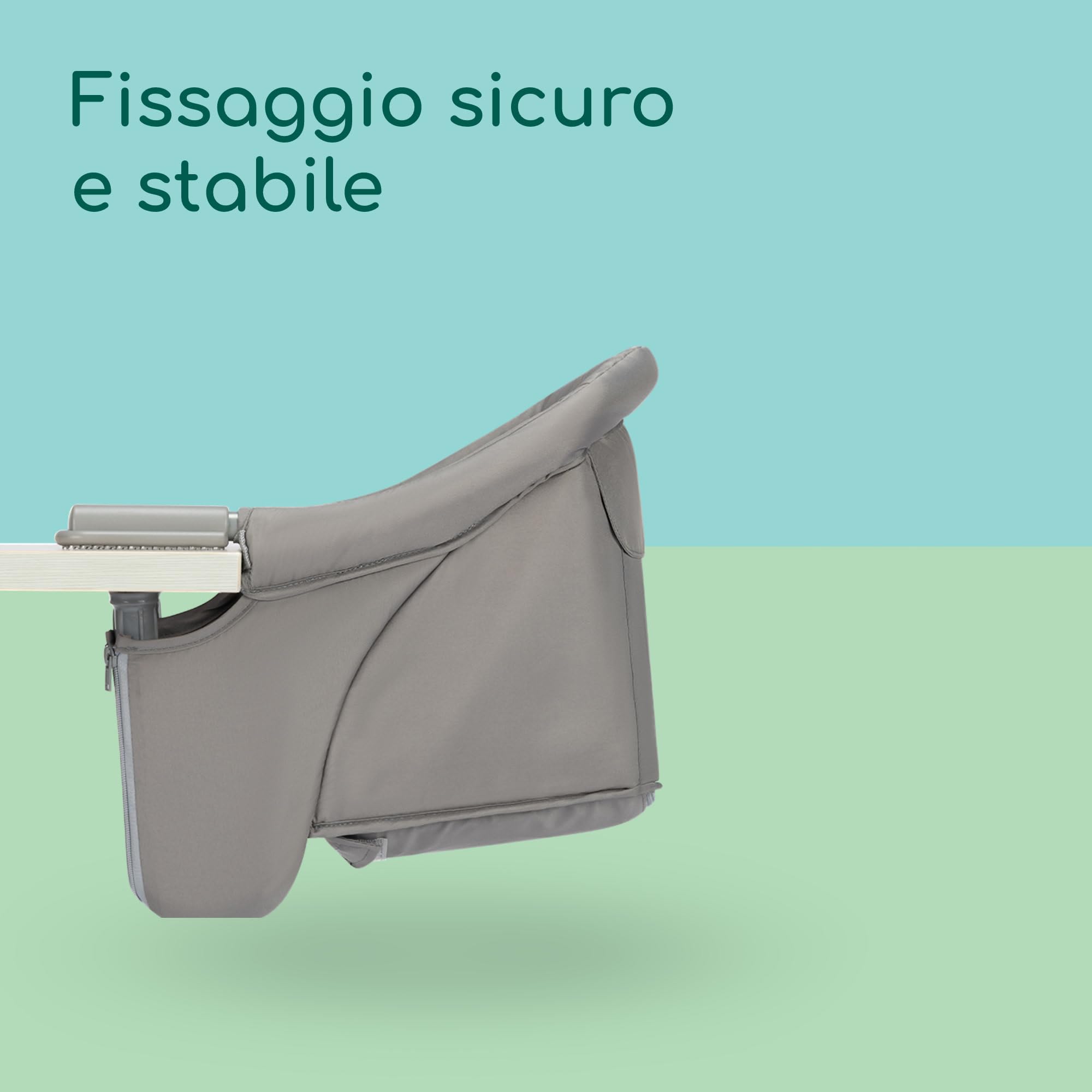 Bébé Confort Malva Seggiolino da Tavolo Mineral Grey pieghevole