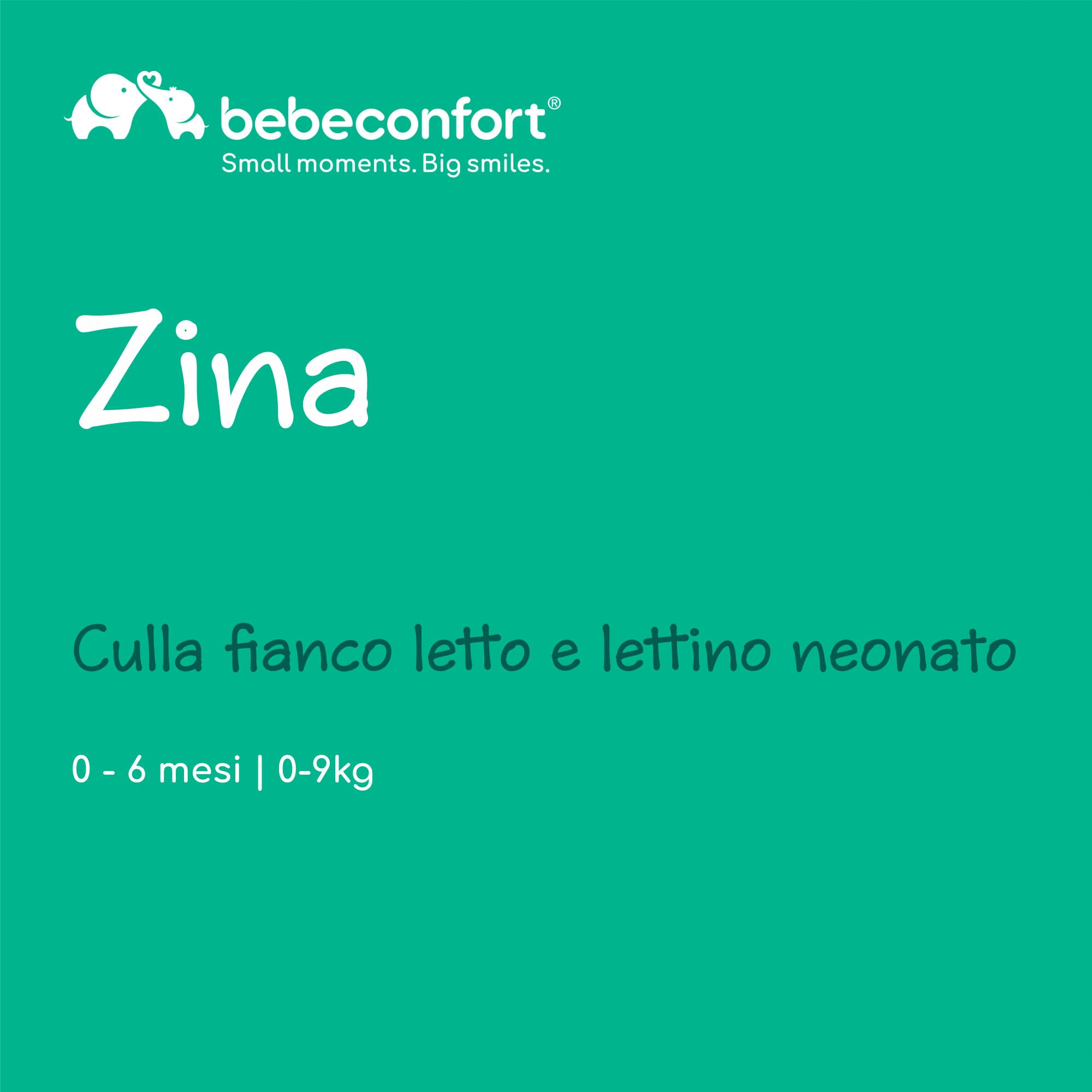 Bebé Confort Zina culla fianco letto Mineral Graphite co-sleeping
