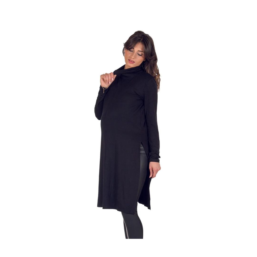 Premamy vestito premaman micromodal nero elastico